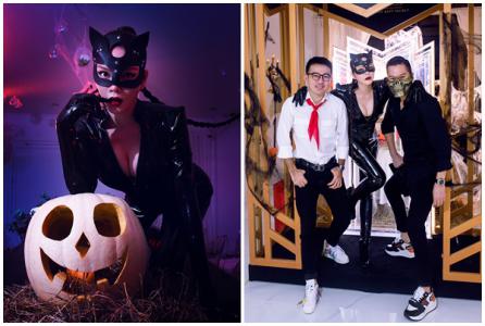 Lý Nhã Kỳ và dàn sao dự đại tiệc Halloween tại biệt thự mới