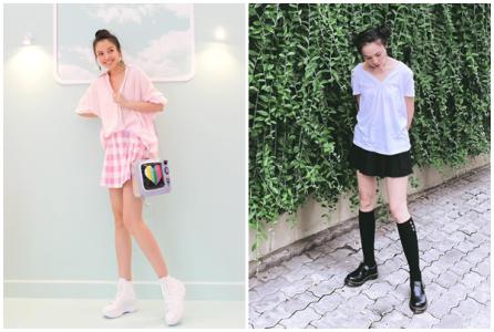 Hiền Thục diện phong cách nữ sinh trẻ trung