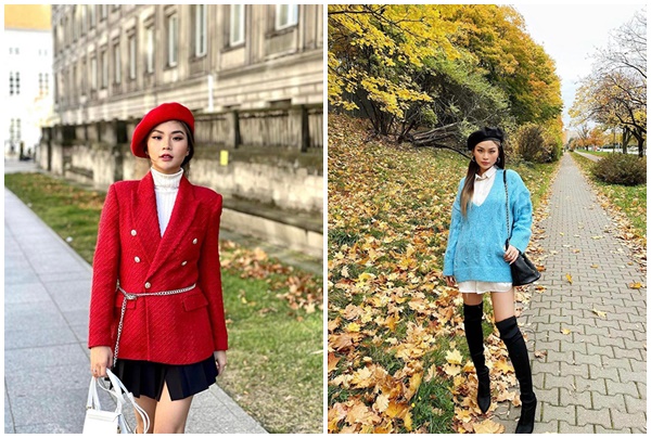 Á hậu Diễm Trang học thời trang trẻ trung của ca sĩ Như Quỳnh