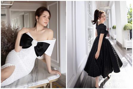 Lý Nhã Kỳ khoe vẻ đẹp thanh tú trong thiết kế của Lê Thanh Hòa