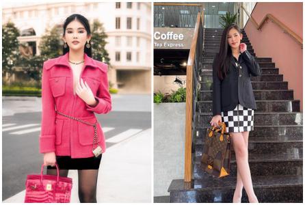 Thời trang đi dạy sang chảnh của Lê Âu Ngân Anh