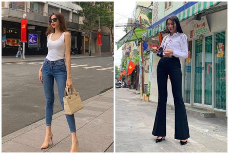 Thời trang giản dị của Hoa hậu Thùy Tiên