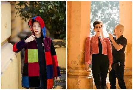 Xuân Lan ấm áp trong những chiếc áo chần bông của NTK Đức Hùng