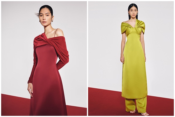 Kim Dung khoe vẻ thanh lịch