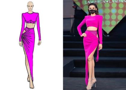 Hoa hậu Thùy Tiên vẫn ghi điểm với body nóng bỏng dù mặc ngược váy