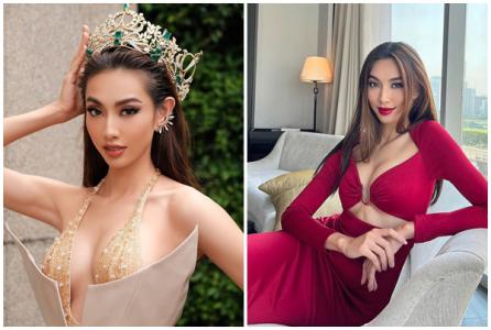 Thùy Tiên diện đồ tôn vòng một sexy khi hoạt động tại Thái Lan