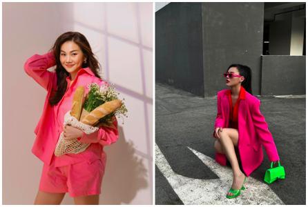 Sao Việt trẻ trung với sắc hồng