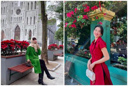 Thời trang du xuân của mỹ nhân Việt