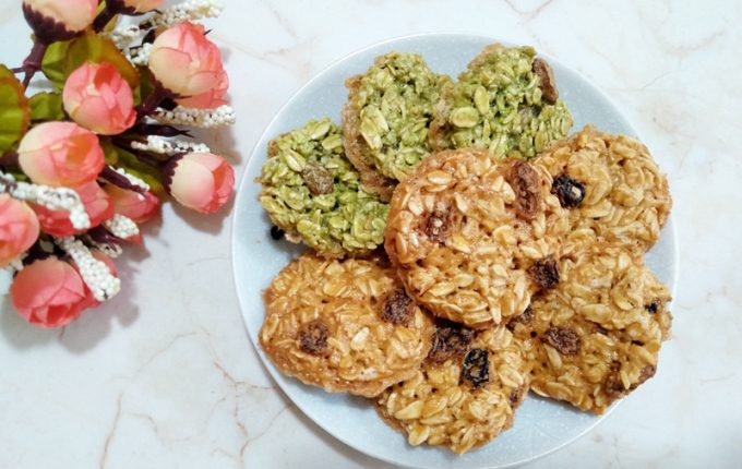 Thực đơn hàng ngày: Bánh quy nho khô yến mạch