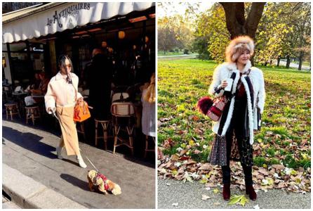 Hồng Nhung với phong cách street style 