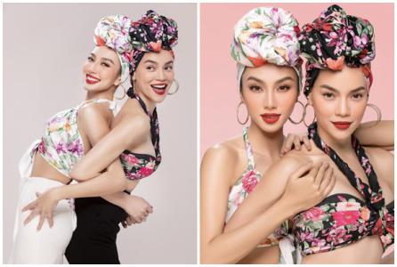 Hồ Ngọc Hà và Thùy Tiên cùng diện trang phục đồng điệu