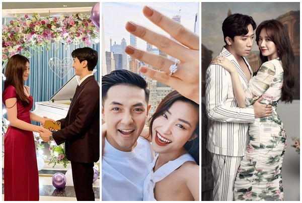 Những màn cầu hôn lãng mạn của sao Việt dành cho nửa kia