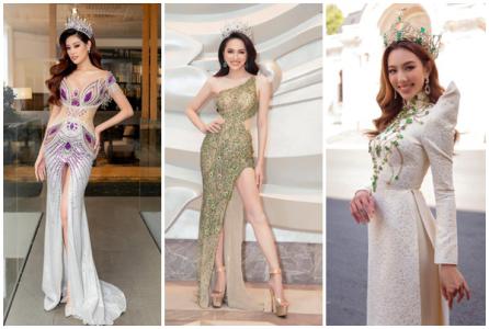 Các Hoa hậu diện váy lấy cảm hứng từ vương miện