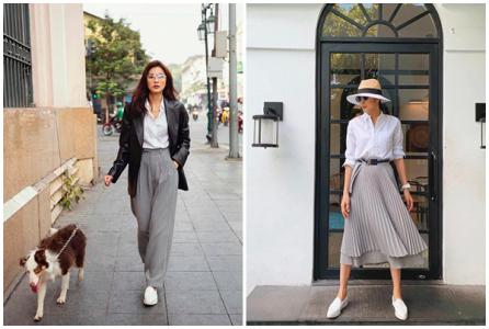 Tăng Thanh Hà tôn nét trẻ trung với outfit đầu mùa nắng phương Nam