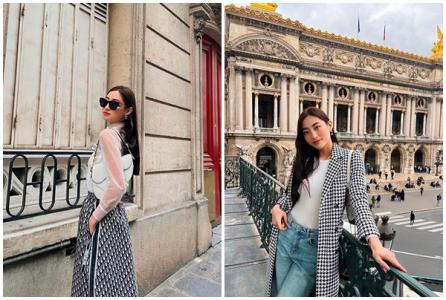 Những món đồ hợp trend và hài hòa với bối cảnh của Lương Thùy Linh tại Pháp
