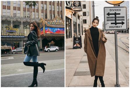 Đỗ Thị Hà chuộng gam màu đen