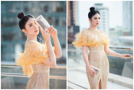 Ngọc Hân mừng tuổi mới trong bộ ảnh sang trọng quyến rũ