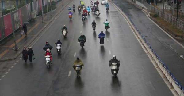 Thời tiết hôm nay Hà Nội nhiều mây, có mưa phùn