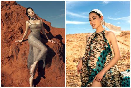 Lương Thùy Linh gợi cảm trong các thiết kế của Lê Thanh Hòa