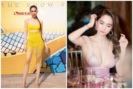 Ngọc Trinh thường xuất hiện với loạt váy gợi cảm hết cỡ
