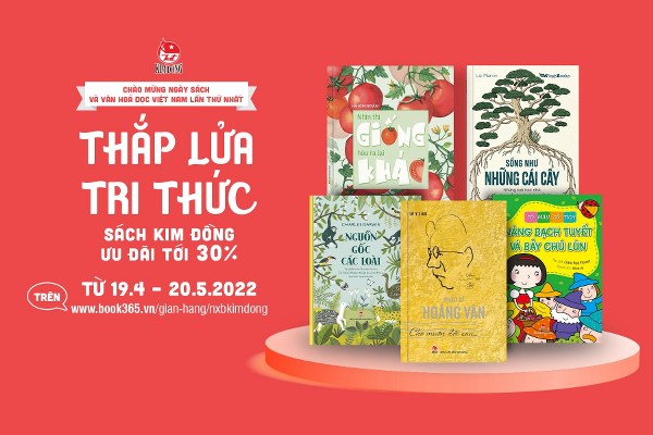 NXB Kim Đồng tổ chức nhiều hoạt động nhân Ngày Sách và Văn hóa đọc Việt Nam