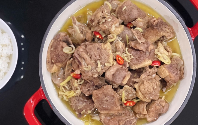 Thực đơn hàng ngày: Vịt kho gừng sả