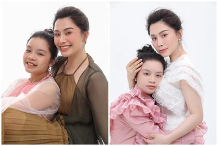 Anh Thơ thực hiện bộ ảnh cùng con gái Gia Cát