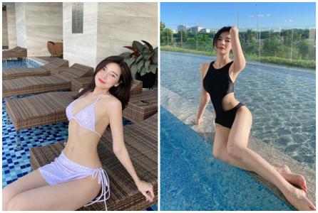 BST áo tắm nhiều màu sắc của Cao Thái Hà