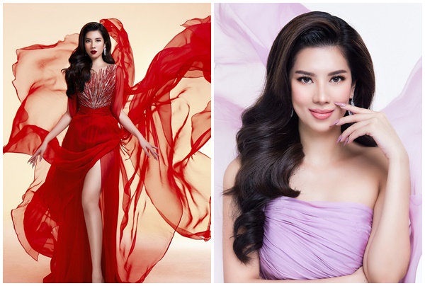 Hoa hậu Dương Yến Nhung rực rỡ với loạt váy dạ hội