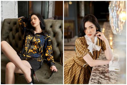 Á hậu Tú Anh gợi ý trang phục phù hợp với thời tiết hiện tại