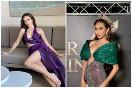 Thuỳ Tiên nổi bật với đầm lụa cut-out