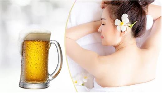 Làm đẹp bằng bia giúp da trắng hồng hào, sạch vết thâm nám