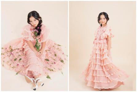Mẫu nhí Băng Băng khoe nét đẹp trong veo với những mẫu váy xòe bồng bềnh