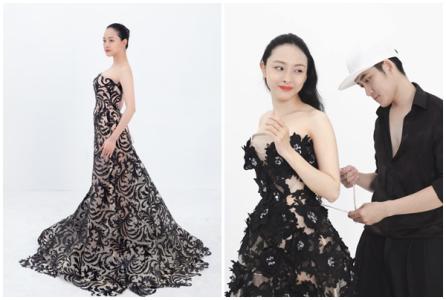 Trương Hồ Phương Nga thử trang phục của NTK Nguyến Tiến Triển