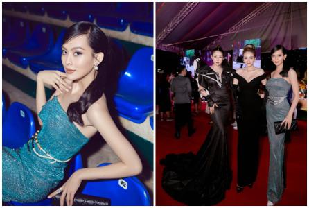 Sang Lê diện thiết kế của NTK Hoàng Minh Hà dự sự kiện