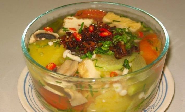 Thực đơn hàng ngày: Canh chua chay