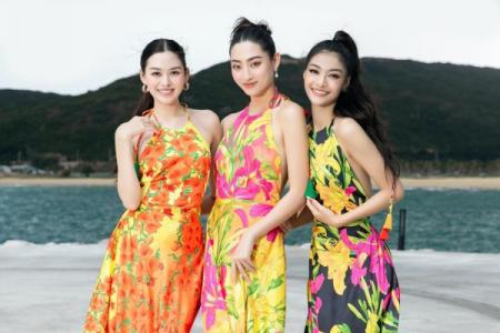 Lương Thuỳ Linh, Kiều Loan và Tường San đọ sắc