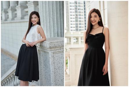 Lương Thanh khoe vóc dáng mảnh mai và nhan sắc nữ tính