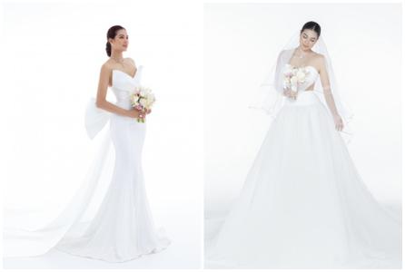 Phạm Hương lộng lẫy trong loạt váy cưới