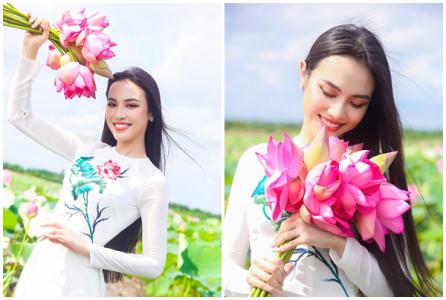 Á hậu Huỳnh Phạm Thủy Tiên với câu chuyện giảm cân để đi thi Hoa hậu