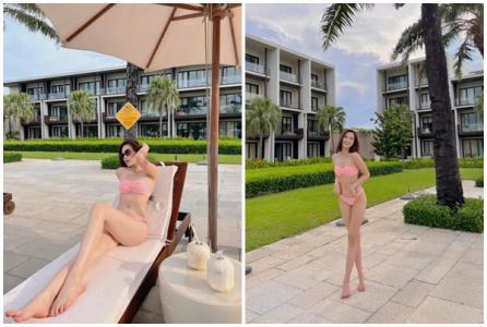 Đỗ Thị Hà diện bikini cực hút mắt, 