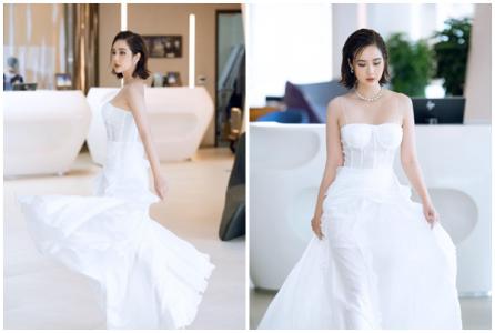 Phan Minh Huyền ghi điểm khi dự sự kiện