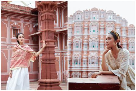 Á hậu Thuỷ Tiên trung thành với phong cách thời trang tối giản và thanh lịch