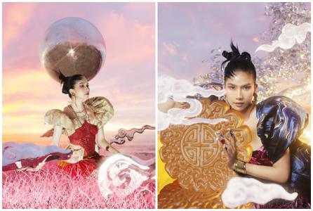 Á hậu Phương Anh gây ấn tượng khi hoá thân thành chị Hằng