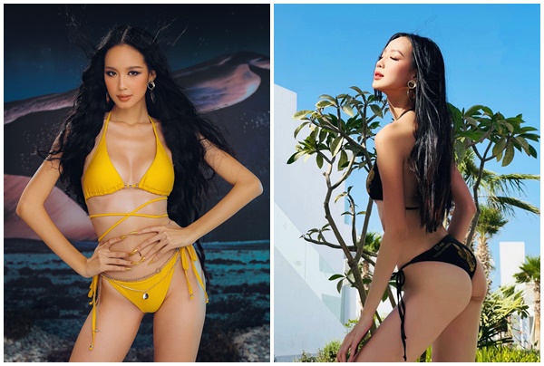 Á hậu Bảo Ngọc khoe nhan sắc với bikini