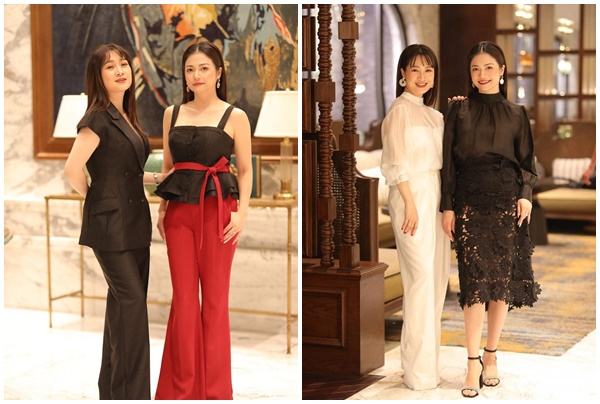 Diễn viên Kiều Anh, Thu Nga đọ sắc cùng nhau