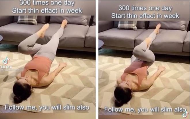 Thực hiện động tác này 300 lần/ngày giúp nàng có vòng 2 săn chắc