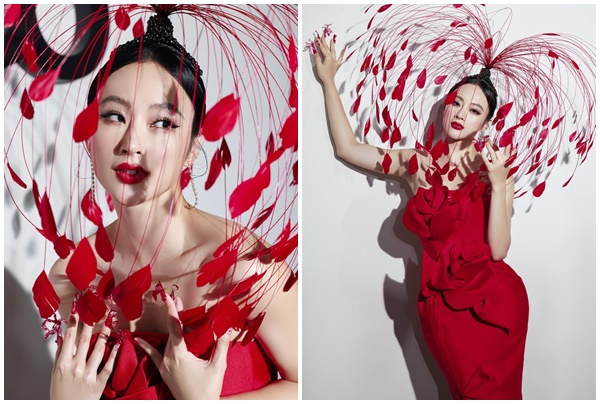 Angela Phương Trinh vừa tái xuất thảm đỏ trong show của Đỗ Mạnh Cường