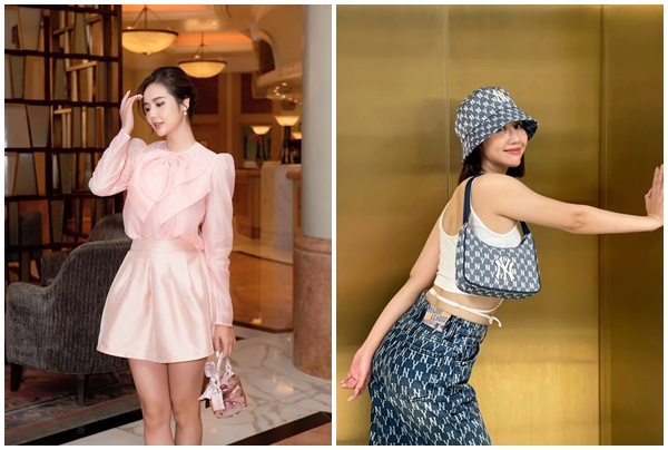 Huyền Lizzie với thời trang trẻ trung