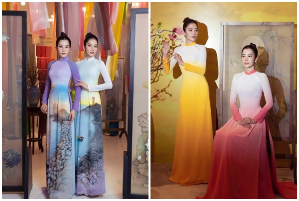 Lệ Nam, Nam Em khoe nét quyến rũ, vóc dáng thon thả trong tà áo dài